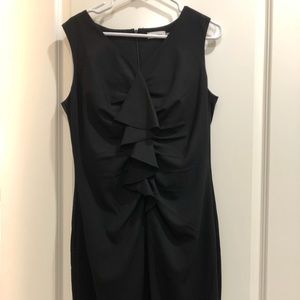 Calvin Klein Front Ruffle Dress